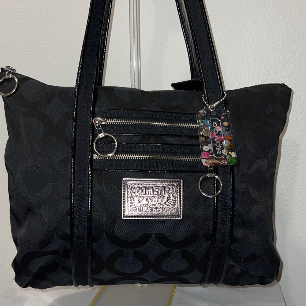 Coach Poppy Op Art Glam Tote SOLD